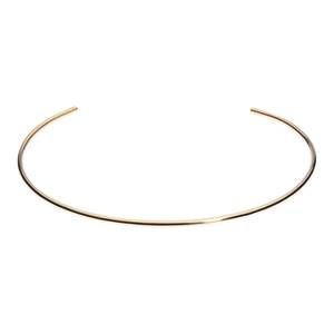 NEW EKLEXIC thin round choker in gold